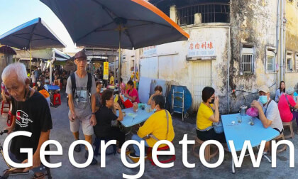 George town,Penang,Malaysia-walk the jetty