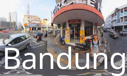 Bandung,Indonesia-city walk