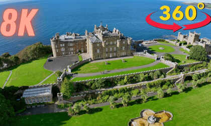 360° Flight Around Culzean Castle and the Secret Caves Below! VR Video 360° Flight Around Culzean Castle and the Secret Caves Below! VR