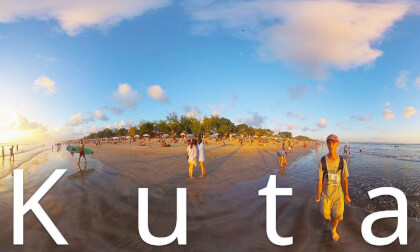 Kuta,Bali,Indonesia-a walk on the beach
