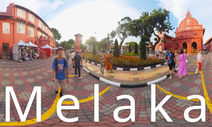 Melaka,Malaysia-dutch and portugese monuments VR Video Melaka,Malaysia-dutch and portugese monuments VR