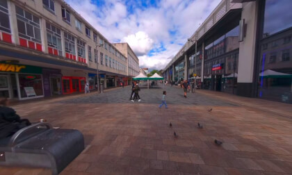 The Moor in Sheffield, UK VR Video The Moor in Sheffield, UK VR