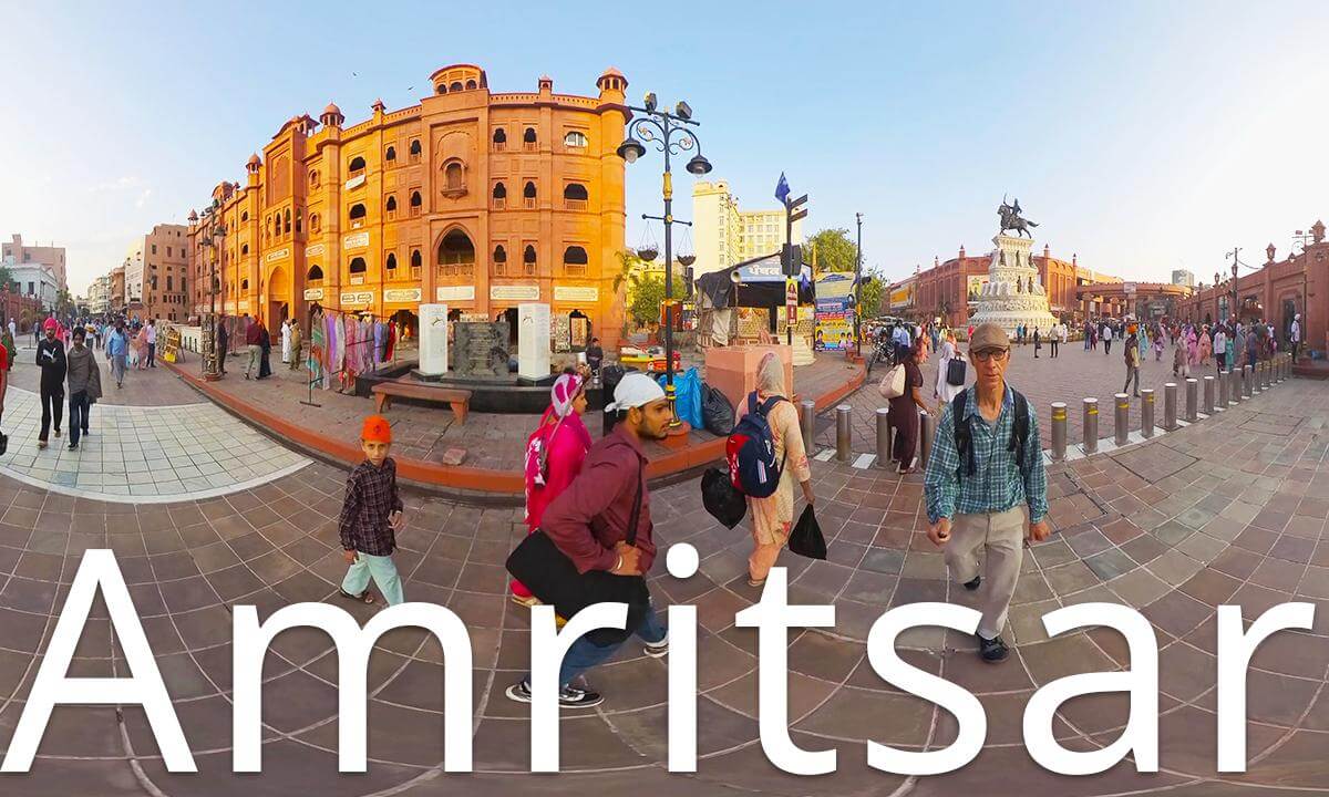 Amritsar,India-indias best pedestrian street