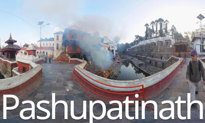 Pashupatinath,Nepal-Hindu burning ghats and Bodnath buddhist temple VR Video Pashupatinath,Nepal-Hindu burning ghats and Bodnath buddhist temple VR
