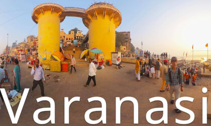 Varanasi,India-along the ghats VR Video Varanasi,India-along the ghats VR