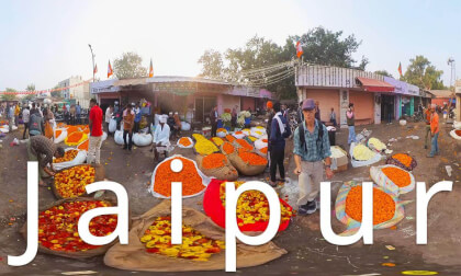 Jaipur,India-big city markets and monuments VR Video Jaipur,India-big city markets and monuments VR