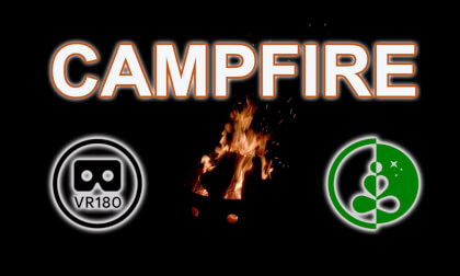 🔥 Relaxing VR180 Campfire Experience 🔥 VR Video 🔥 Relaxing VR180 Campfire Experience 🔥 VR