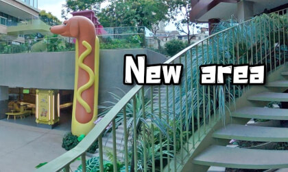 The hot dog stand 🌭 in the newly opened commercial district is really trendy. VR Video The hot dog stand 🌭 in the newly opened commercial district is really trendy. VR
