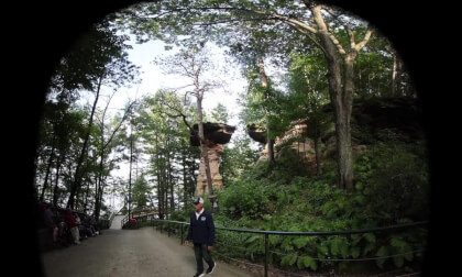 Stand Rock Wisconsin Dells Story about H.H. Bennett and Dog Jump VR 3D 180 Stand Rock Wisconsin Dells Story about H.H. Bennett and Dog Jump VR 3D 180