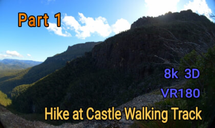 Hike. Castle Walking Track part 1 VR Video Hike. Castle Walking Track part 1 VR