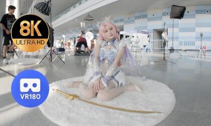 A beauty coser at Anime game carnival(Nanchang) VR Video A beauty coser at Anime game carnival(Nanchang) VR