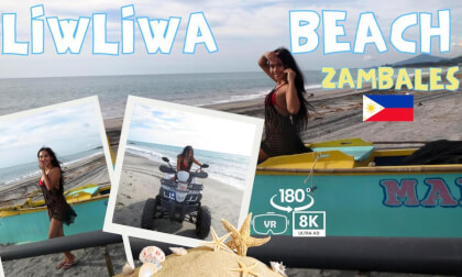 Asian Bikini Beach Day at Liwliwa, Zambales Philippines 🌊 | VR180 8K POV Asian Bikini Beach Day at Liwliwa, Zambales Philippines 🌊 | VR180 8K POV