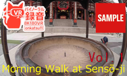 🌅 Morning Walk at Sensō-ji (8K VR180 & Binaural Audio)Chapter One‼