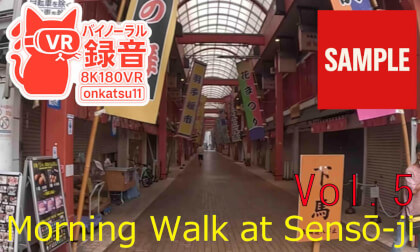 🌅 Morning Walk at Sensō-ji (8K VR180 & Binaural Audio)Chapter five‼