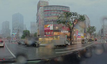 豪雨の渋谷 豪雨の渋谷