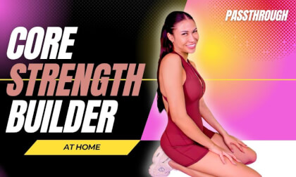 Core Strength Builder Workout [3 of 4] | Passthrough | www.VRwithKaty.com