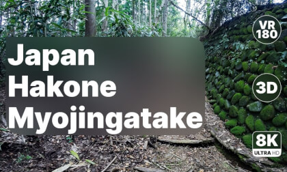 Japan Hakone Myojingatake - Mountain Pass Walk with Epic Views 8K 180 3D VR Video Japan Hakone Myojingatake - Mountain Pass Walk with Epic Views 8K 180 3D VR