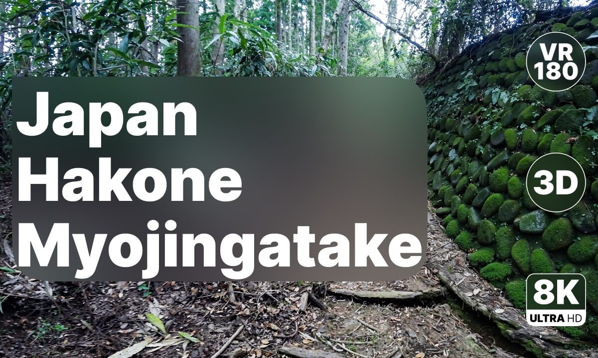 Japan Hakone Myojingatake - Mountain Pass Walk with Epic Views 8K 180 3D