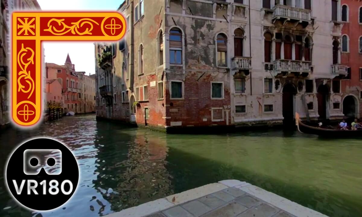 Venice VR - Intersecting Canals - VR180 360 3D
