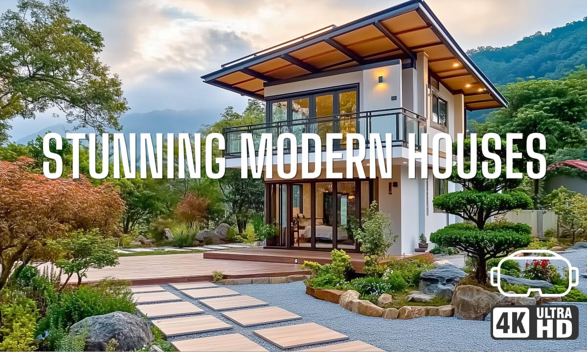 Modern Minimalist Homes in 4K VR – Outstanding Curb Appeal and Stylish Designs | Where Style Meets Affordability