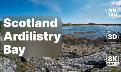 Scotland Islay Ardilistry Bay - Relaxing Music Virtual Walk 8K 180 3D VR Video Scotland Islay Ardilistry Bay - Relaxing Music Virtual Walk 8K 180 3D VR