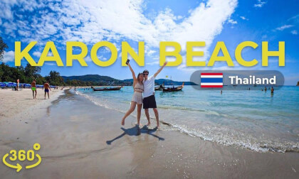 POV 360: You're walking with your girlfriend along KARON BEACH in PHUKET, THAILAND VR Video POV 360: You're walking with your girlfriend along KARON BEACH in PHUKET, THAILAND VR