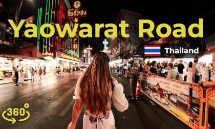 POV 360: A night walk in Bangkok's Chinatown with a thai girl VR Video POV 360: A night walk in Bangkok's Chinatown with a thai girl VR