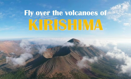 Fly over the volcanoes of KIRISHIMA in southwestern Japan. VR Video Fly over the volcanoes of KIRISHIMA in southwestern Japan. VR