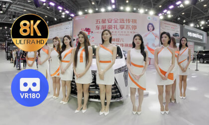 Ten models at the GAC Trumpchi booth VR Video Ten models at the GAC Trumpchi booth VR
