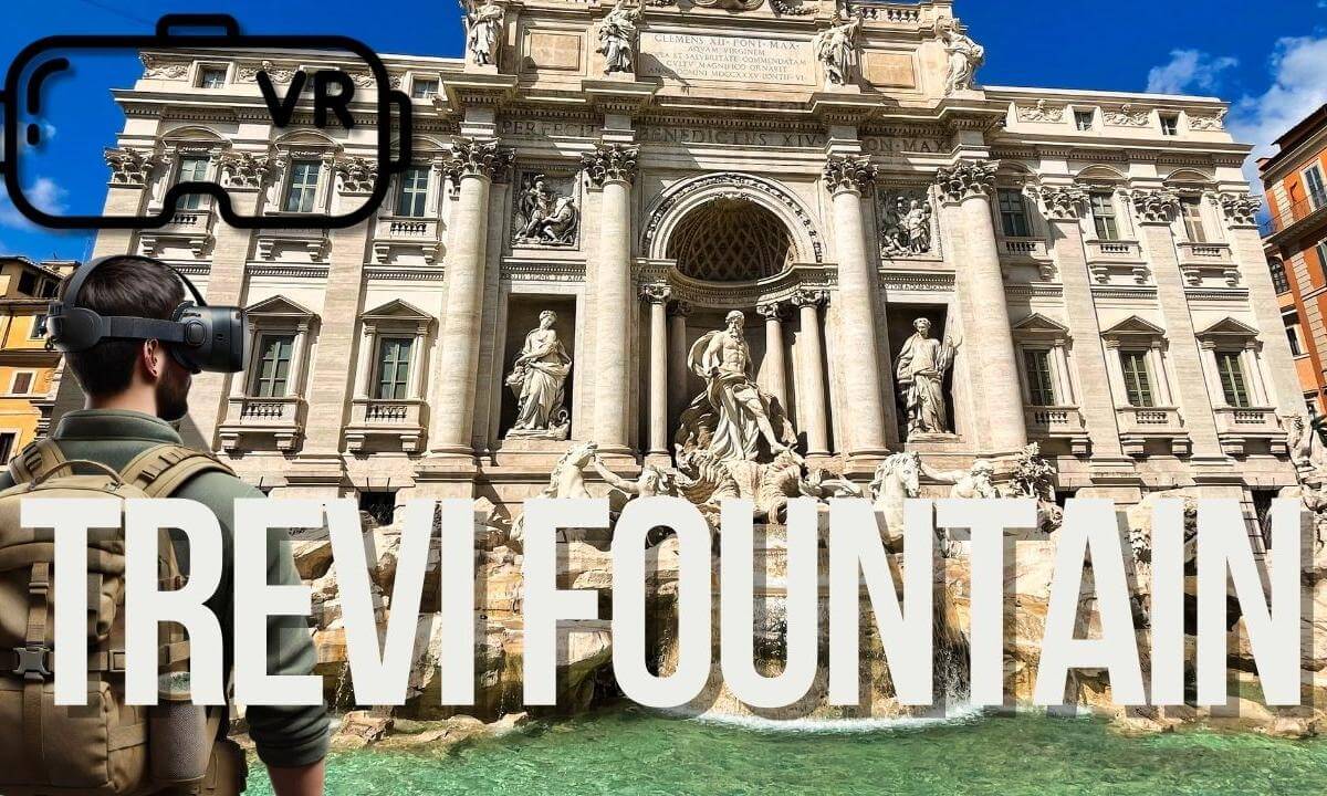 🇮🇹 Rome's Trevi Fountain in 360° VR | Experience the World's Most Beautiful Fountain | VR Travel