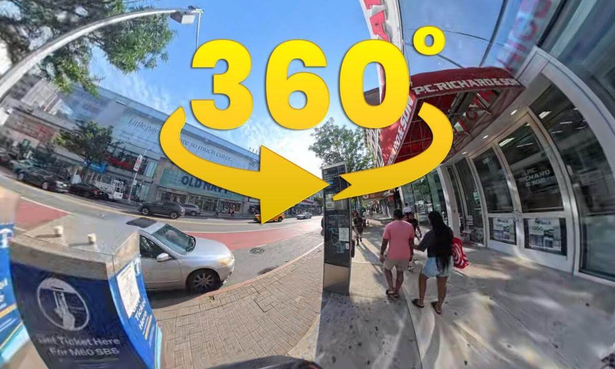 360° VR NYC Walking Tour- Harlem 125th - 135th 8k