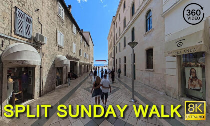 🌆 Split Croatia 360° Virtual Walk | Late Summer Sunday in Marmontova Street ➡️ Riva 🌴🚶♂️✨ VR Video 🌆 Split Croatia 360° Virtual Walk | Late Summer Sunday in Marmontova Street ➡️ Riva 🌴🚶♂️✨ VR
