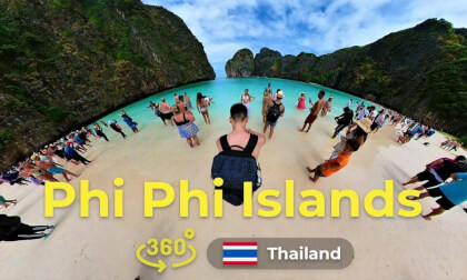 POV: You’re in My Backpack Touring Phi Phi Islands | 360° Third Person View VR Video POV: You’re in My Backpack Touring Phi Phi Islands | 360° Third Person View VR
