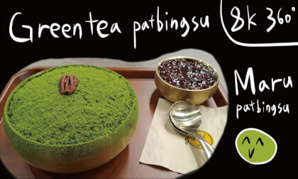 Green tea patbingsu: Food walking tour - 8K 360º Green tea patbingsu: Food walking tour - 8K 360º