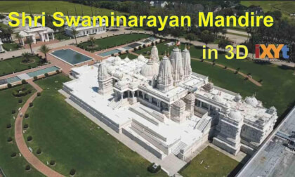 Shri Swaminarayan Mandir , Houston, Texas, USA in 3D SBS LR relax video for VR Shri Swaminarayan Mandir , Houston, Texas, USA in 3D SBS LR relax video for VR
