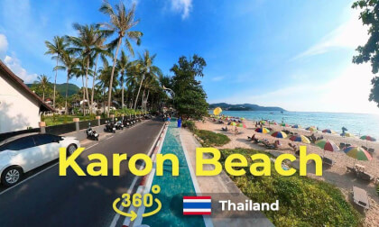 Beachside Walk at Karon Beach | 360° VR Stroll Just by the Sea VR Video Beachside Walk at Karon Beach | 360° VR Stroll Just by the Sea VR