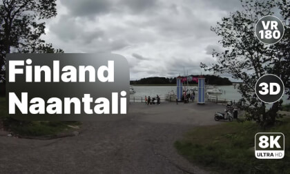 Finland Naantali - Lakeside Park Walk to Moomin Valley Bridge 8K 180 3D VR Video Finland Naantali - Lakeside Park Walk to Moomin Valley Bridge 8K 180 3D VR