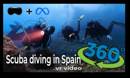 Scuba diving in Spain VR Video Scuba diving in Spain VR