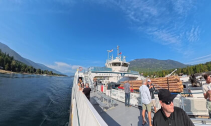 Take a Trip on the Kootenay Lake Ferry , the longest free Vehicle and Scenic Ferrry ride in the World (8k, 360) Take a Trip on the Kootenay Lake Ferry , the longest free Vehicle and Scenic Ferrry ride in the World (8k, 360)