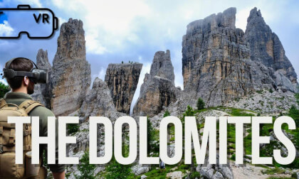 🇮🇹 Hiking the Dolomites in 360° VR: Cinque Torri Trail - Trekking in the Italian Alps | VR Travel