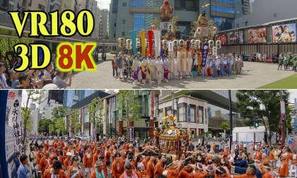 Tokyo Akasaka Hikawa Festival , Floats and portable shrines parade through the streets of Akasaka, in Tokyo , JAPAN Tokyo Akasaka Hikawa Festival , Floats and portable shrines parade through the streets of Akasaka, in Tokyo , JAPAN