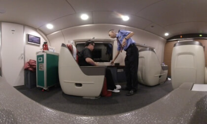 Taicang–Shanghai Hongqiao | HSR Business Class Dinner Ride VR Video Taicang–Shanghai Hongqiao | HSR Business Class Dinner Ride VR