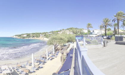 Sanary sur mer, plage de Portissol Sanary sur mer, plage de Portissol