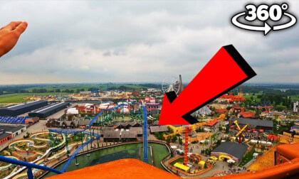 Speed Water Coaster - Energylandia 2022 (360°) (POV) (Zator, Poland) GoPro MAX