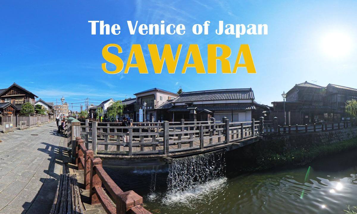 SAWARA, the Venice of Japan. Historic Canal Town SAWARA and Katori ...