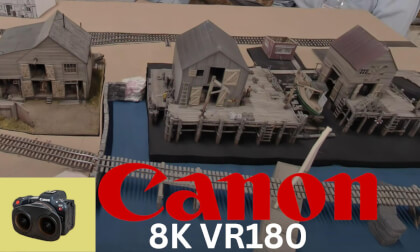 Small Train Layout Findlay Ohio 2023 Canon 8K60 VR180