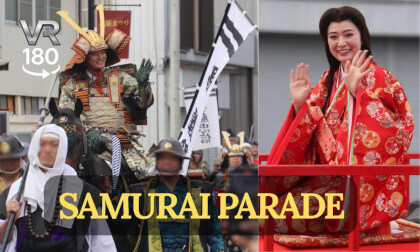 【VR180】Fukushima Japan: Yoshitsune Festival Procession VR Video 【VR180】Fukushima Japan: Yoshitsune Festival Procession VR