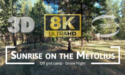 🏕️ 8K 3D AMBIX 360° | Sunrise - Drone flight 🏕️ 8K 3D AMBIX 360° | Sunrise - Drone flight