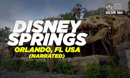 Disney Springs in Stunning 3D VR180 8K | Immersive Orlando Experience - Narrated VR Video Disney Springs in Stunning 3D VR180 8K | Immersive Orlando Experience - Narrated VR