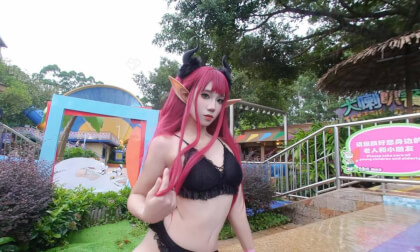swimsuit cosplay【25.7.12 P3】 VR Video swimsuit cosplay【25.7.12 P3】 VR